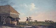 George Stubbs Gimcrack on Newmarket Heath, with a Trainer, a Stable-lad, and a Jockey Spain oil painting artist